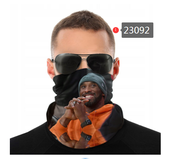 NBA 2021 Los Angeles Lakers #24 kobe bryant 23092 Dust mask with filter